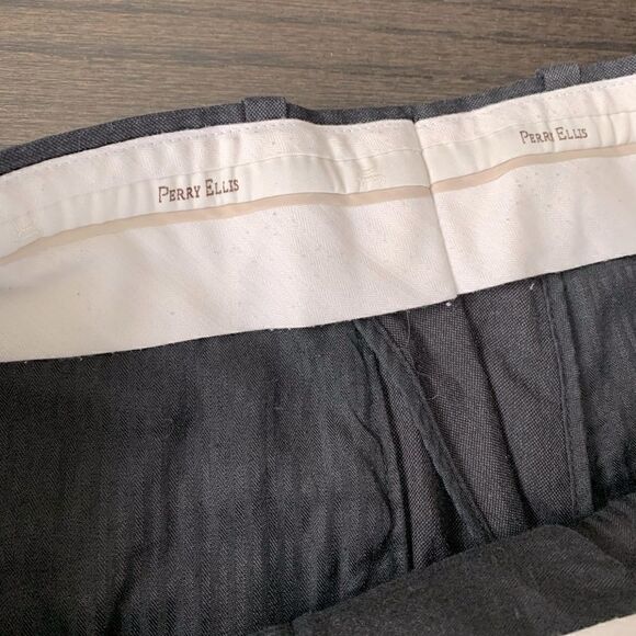 👖Perry Ellis Dress Pant Charcoal grey - Picture 5 of 6
